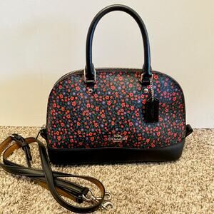Coach Sierra Satchel in Ranch Micro Floral crossbody purse NWT